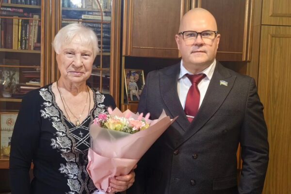 Зампредседателя Тамбовской гордумы поздравил ветерана Клавдию Туеву с 91-летием
