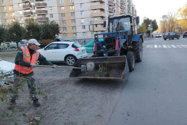 С начала октября с улиц Тамбова вывезли 75 КамАЗов смёта