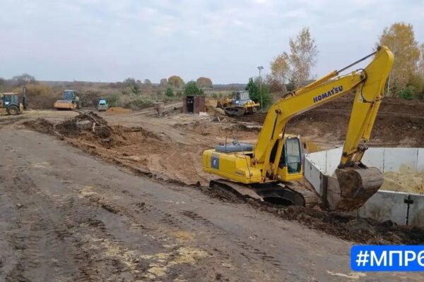 Продолжается капитальный ремонт плотины у посёлка Заря в Тамбовском районе