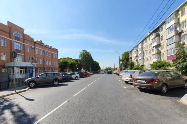 В Тамбове завершен ремонт улиц Чичканова и Бориса Васильева